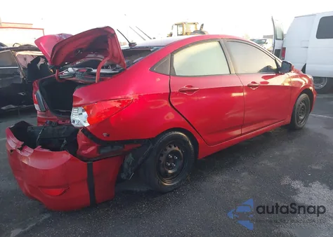 2014 Hyundai Accent Gls from USA, damaged, VIN KMHCT4AE5EU663825